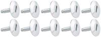 Body Installation Accessories - Body Bolt Kits - Allstar Performance - Allstar Performance 1-1/4" Aluminum Flush Mount Bolts - (10-Pack)