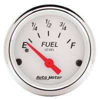 Analog Gauges - Fuel Level Gauges - Auto Meter - Auto Meter Arctic White Fuel Level Gauge - 2-1/16 in.
