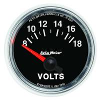 Analog Gauges - Voltmeters - Auto Meter - Auto Meter GS Electric Voltmeter Gauge - 2-1/16"