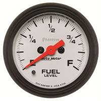 Auto Meter Phantom Electric Programmable Fuel Level Gauge - 2-1/16 in.
