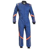 Sparco Robur KS-5 Karting Suit - Blue/Orange 002335AAFB