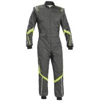 Sparco Robur KS-5 Karting Suit - Gray/Yellow 002335GSGB