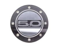 Drake Automotive Group 5.0 Logo Fuel Door Plastic Black/Silver