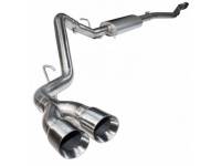 Exhaust System - Kooks Headers - Kooks Headers Cat Back Exhaust System 3" Tailpipe 4" Polished Tips - Ford Coyote - Ford Fullsize Truck 2011-14