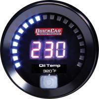 Gauges & Data Acquisition - Individual Gauges - QuickCar Racing Products - QuickCar Digital Oil Temperature Gauge 100-320