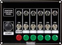 QuickCar Ignition Panel w/ 5 Accessory Switch, Start Button & Circut Breaker