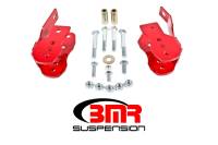 BMR Suspension Control Arm Relocation Bracket - Red - 2005-14 Mustang