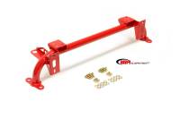 Radiator Accessories and Components - Radiator Support Bars - BMR Suspension - BMR Suspension Radiator Support /w Sway Bar Mount - Red - 2005-14 Mustang