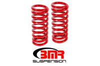 BMR Suspension Lowering Springs - Front - 2" Drop  - Red - 1967-69 GM F-Body