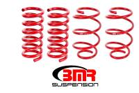 Ford Mustang - Ford Mustang (6th Gen 15-Up) - BMR Suspension - BMR Suspension Lowering Springs - Performance Version - Red - 2015-17 Mustang