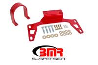 BMR Suspension Driveshaft Safety Loop - Front  - Black Hammertone - 2011-17 Mustang