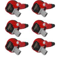 Ignition & Electrical System - Ignition Systems and Components - Mallory Ignition - Mallory Ignition Coils 6pk Ford Eco-Boost 3.5L V6 10-13   Red