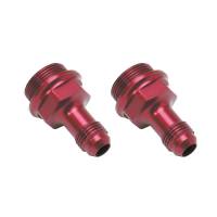 Russell Performance Products 6an x 7/8-20 Ext. Carb Fitting  Red