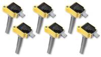 Ignition Systems and Components - Ignition Coils and Components - Accel - Accel Coil - Ford 2.7L V6 EcoBoost 6pk - Yellow