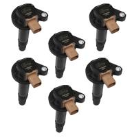 Ignition & Electrical System - Ignition Systems and Components - Accel - Accel Coil - Ford 3.5L V6 EcoBoost 6pk - Black