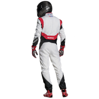 Sparco Eagle RS-8.2 Suit - White/Red (Back)