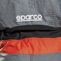 Sparco Victory RS-7 Racing Suit - Grey / Orange 0011277HGRAR (Lower back stretch panel)