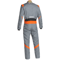 Sparco Victory RS-7 Boot Cut Racing Suit - Grey / Orange 0011277HBGRAR (Back)