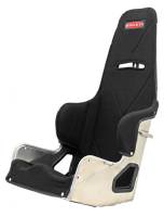 Circle Track Seats - Kirkey 38 Series Standard Seats - Kirkey Racing Fabrication - Kirkey 38 Series Tweed Seat Cover (Only) - Black - 18.5"