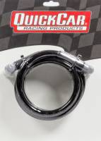 Spark Plug Wires - Ignition Coil Wires - QuickCar Racing Products - QuickCar Coil Wire - Black 48" HEI/Socket Style