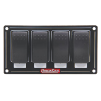 QuickCar Weatherproof 4 Rocker Switch Accessory Panel - Non-lighted