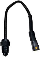QuickCar Electric Temperature Sender - 2 Wire - Black