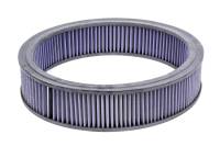 Air Cleaners and Intakes - Air Filter Elements - Mr. Gasket - Mr. Gasket Air Filter Element 14x3 Blue Washable