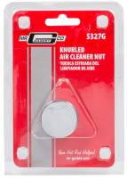 Mr. Gasket Air Cleaner Nut - Chrome Steel Knurl 1/4-20