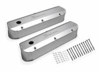 Sniper Fabricated Aluminum Valve Cover - Ford Small Block - Silver Finish