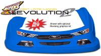 Five Star Race Car Bodies - Fivestar MD3 Evolution 2 Dirt Late Model Combo Kit - Chevron Blue - Image 4