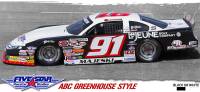 Circle Track Racing Body Components - Late Model / Pro Stock Body Components - Five Star Race Car Bodies - ABC Lightweight Body Package - Greenhouse Roof - Black