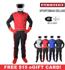 Racing Suits - Shop Single-Layer SFI-1 Suits - Pyrotect Sportsman Deluxe - $179