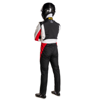 Sparco Competition US Boot Cut Suit - Black/White 001128SFBNRBR