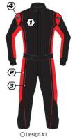 K1 RaceGear - K1 RaceGear Custom SFI 5 Nomex® Auto Racing Suit - Design #1 - Image 1