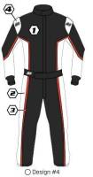 K1 RaceGear Custom SFI 5 Nomex® Auto Racing Suit - Design #4