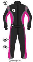 K1 RaceGear Custom SFI 5 Nomex® Auto Racing Suit - Design #5