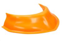 Body & Exterior - Dirt Defender Racing Products - Dirt Defender 3-1/2" Height Hood Scoop 20" Wide Tapered Front Plastic - Fluorescent Orange