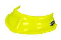 Dirt Defender Racing Products - Dirt Defender 3-1/2" Height Hood Scoop 20" Wide Tapered Front Plastic - Fluorescent Yellow