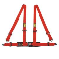 Seat Belts & Harnesses - Tuner Seat Belts & Harness - OMP Racing - OMP Road 4 Harness - 4 Point - Push Button Release - Red