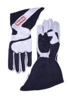 Shop All Auto Racing Gloves - RaceQuip 359 Series Outseam Glove - SALE $75.56 - RaceQuip - RaceQuip 359 Series Outseam Angle Cut Gauntlet -Black/ Gray  - Small