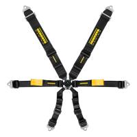 Seat Belts & Harnesses - Racing Harnesses - Schroth Racing - Schroth Enduro 3x2 Camlock Harness System - 6 Point - Pull Down Lap - Black