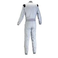 OMP Racing - OMP First-S Race Suit - Silver/Black - 2X-Large - Image 2