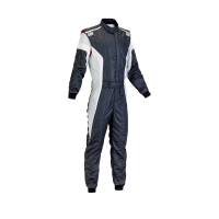 OMP Racing - OMP Tecnica-S Suit - Black/White/Silver - Size 50 - Image 1