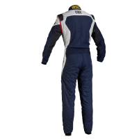 OMP Racing - OMP First Evo Suit - Navy Blue/Silver - 52 - Image 2