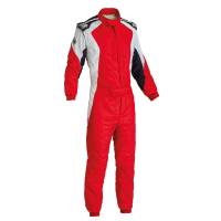OMP Racing - OMP First Evo Suit - Red/White - 54 - Image 1