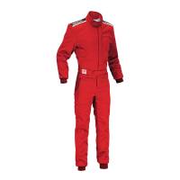 OMP Sport OS 10 Racing Suit - Red - Large