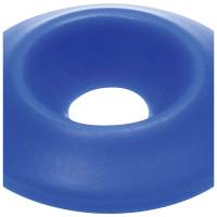 Allstar Performance Plastic Countersunk Washers - 1/4" x 1" - Blue (10 Pack)