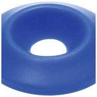 Allstar Performance Plastic Countersunk Washers - 1/4" x 1" - Blue (50 Pack)