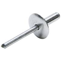 Hardware and Fasteners - Rivets and Components - Allstar Performance - Allstar Performance 3/16" Large Head Rivets - Aluminum Mandrel - Silver (250 Pack)