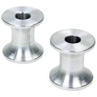 Rod Ends - Rod End Spacers - Allstar Performance - Allstar Performance Hourglass Spacers - Aluminum - 1/2" I.D. x 1-1/2" O.D. x 1-1/2" (Pair)
